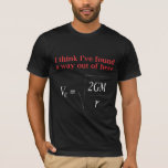 T-shirt La physique amusante plaisanterie La science de la<br><div class="desc">Funny Physics Humour Echap Velocity Gravity Science.</div>
