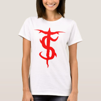 T-shirt La pièce en t blanche organique des femmes