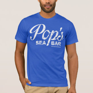 T-shirt La pièce en t bleue rugueuse du bruit