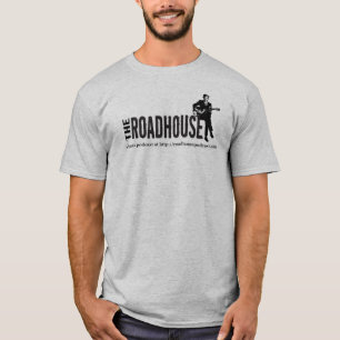 T-shirt La pièce en t de gris de restoroute