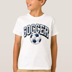 T-shirt La pièce en t de l'enfant du football