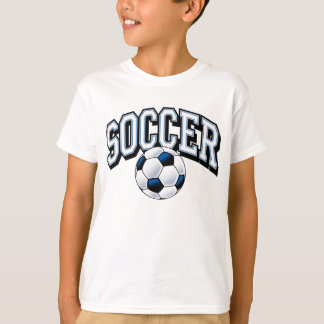 T-shirt La pièce en t de l'enfant du football