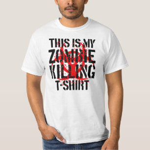 T-shirt La pièce en t de massacre de zombi