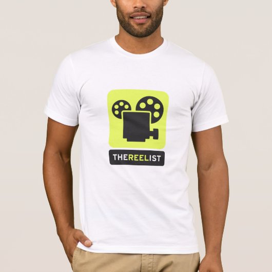 T-shirt La pièce en t de Reelist - logo empilé (Devant)
