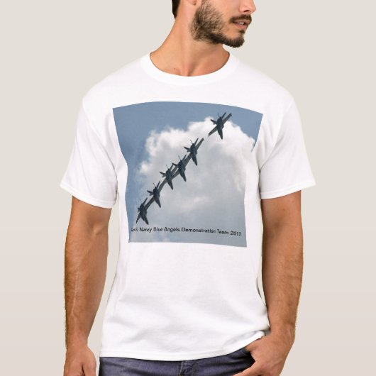 T-shirt La pièce en t d'équipe de démonstration d'anges (Devant)