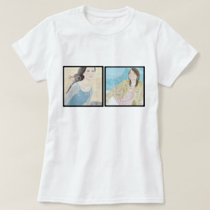 T-shirt La pièce en t des femmes faites sur commande