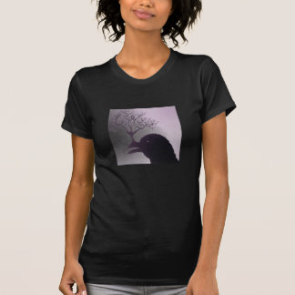 T-shirt La pièce en t des femmes graphiques de corneille