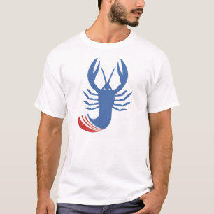 T-shirt La pièce en t des hommes #Crawfish2016
