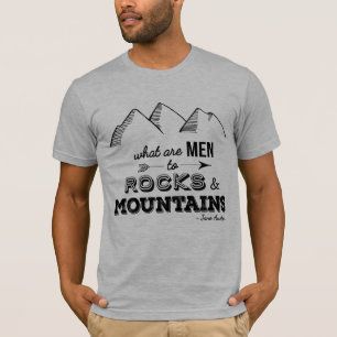 T-shirt La pièce en t des hommes de "montagnes" de fiert