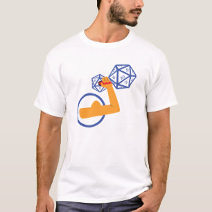 T-shirt La pièce en t des hommes de troupeau de Jerd