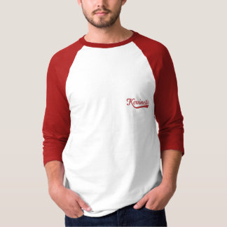 T-shirt La pièce en t raglane/avant et le dos des hommes
