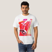 T-shirt La pièce en t rouge de chariot (Devant entier)
