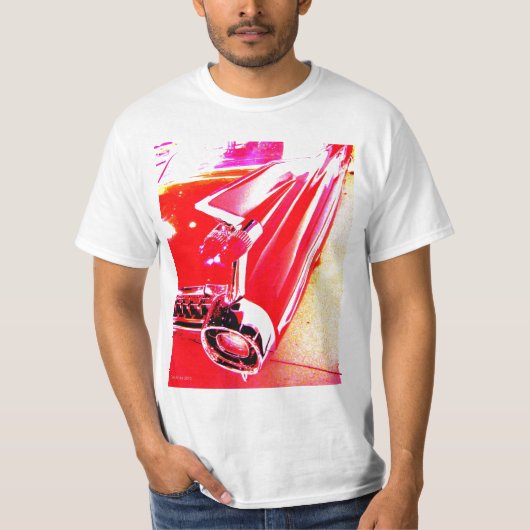 T-shirt La pièce en t rouge de chariot (Devant)