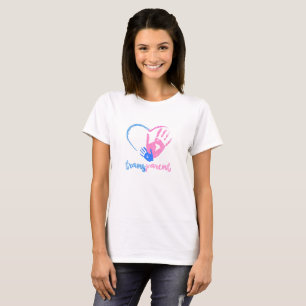T-shirt La pièce en t transparente des femmes