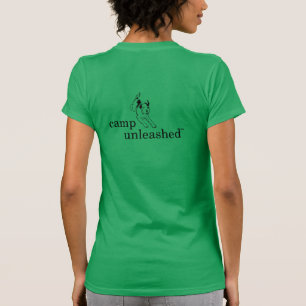 T-shirt La pièce en t vert-foncé des femmes