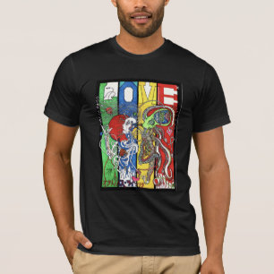 T-shirt La Pieuvre Aime L'Androïde