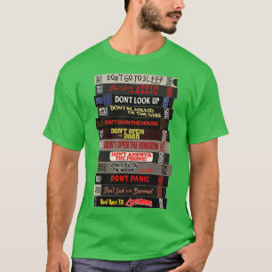 T-shirt La pile VHS Horreur Dont Films