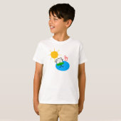 T-shirt La piscine de Bob (Devant entier)