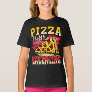 T-shirt La Pizza Est Mon Valentine Funny Valentines Day En