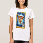 T-shirt La Pizza Funny Tarot Card (Devant)