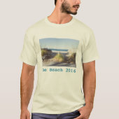 T-shirt La plage 2016 (Devant)