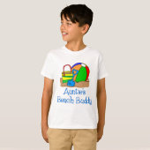 T-shirt La plage Buddy de Tante (Devant entier)