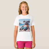 T-shirt La plage de Koala (Devant entier)