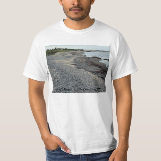 T-shirt La plage de Lloyd, petit Compton, RI (Devant)