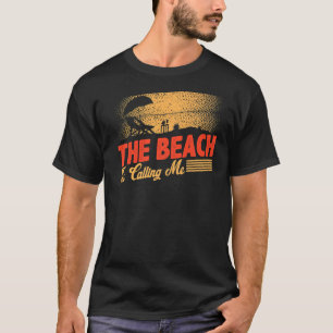T-shirt La Plage M'Appelle Paradise Hawaii Aloha Surf