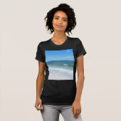T-shirt La plage ondule III (Devant entier)