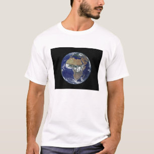 T-shirt La pleine terre montrant l'Afrique et l'Europe