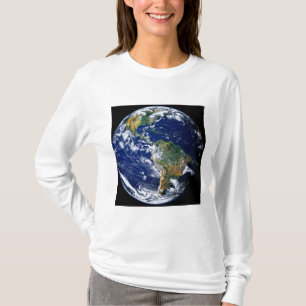 T-shirt La pleine terre montrant les Amériques