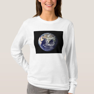 T-shirt La pleine terre montrant l'Europe et l'Asie