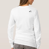 T-shirt La plumeria hawaïenne des femmes Long Sleeve s (Dos)