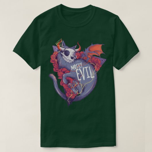 T-shirt La plupart du mal chat (Design devant)