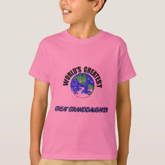 T-shirt La plus grande arrière-petite-fille du monde