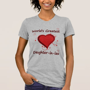 T-shirt La plus grande belle-fille du monde