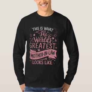 T-shirt La plus grande belle-mère du monde, drôle de mère 