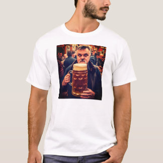 T-shirt La plus grande bière que j'aie jamais vue sur fond