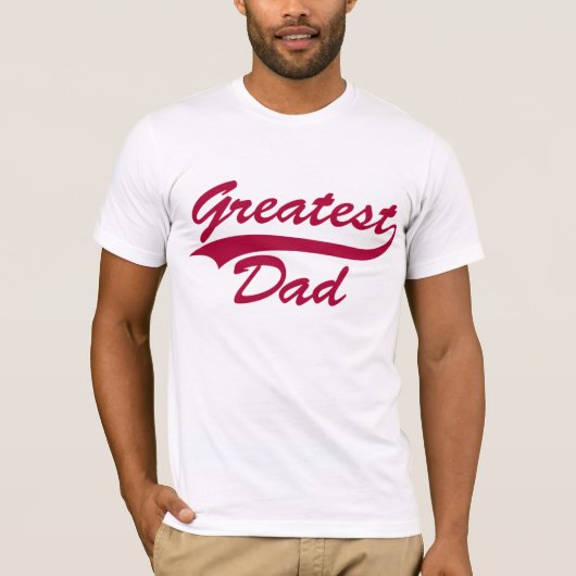 T-shirt La plus grande chemise papa (Devant)