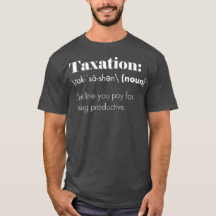 T-shirt La plus grande imposition est la définition du vo