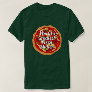 T-shirt La plus grande pizza du monde Maker drôle de chef