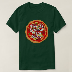 T-shirt La plus grande pizza du monde Maker drôle de chef 
