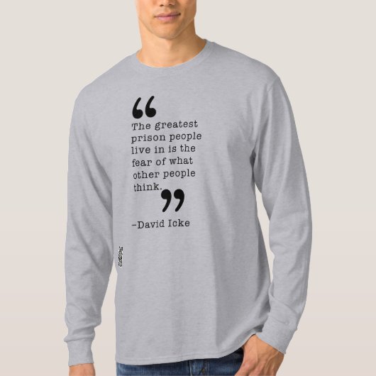 T-shirt La plus grande prison (Devant)