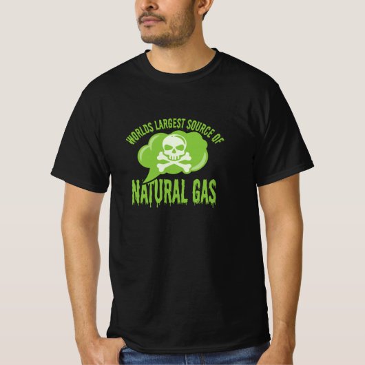 T-shirt La Plus Grande Source De Gaz Naturel Du Monde (Devant)