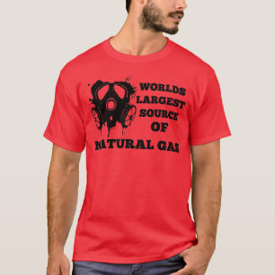 T-shirt la plus grande source mondiale de gaz naturel 33