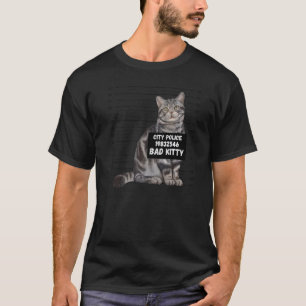 T-shirt La police de la ville de Bad Kitten signe le statu