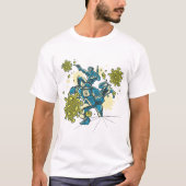 T-shirt La police des microbes (Devant)