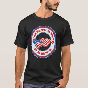 T-shirt La Politique Du Parti En Avant Aux Etats-Unis Un N