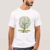 T-shirt La pollution n'est jamais une solution (Devant)
